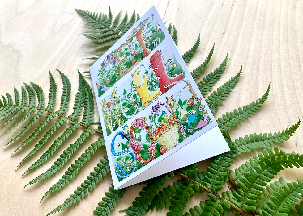 Thumbnail: 'Get Well Garden' card and envelope