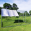 Thumbnail: Large Metal Chicken Coop Walk-in Poultry Cage Hen Run House Rabbits Habitat Cage