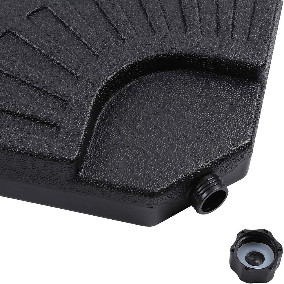 Thumbnail: Plastic Free Standing Umbrella Base Set,4 piece Black Umbrella Circular Base sui
