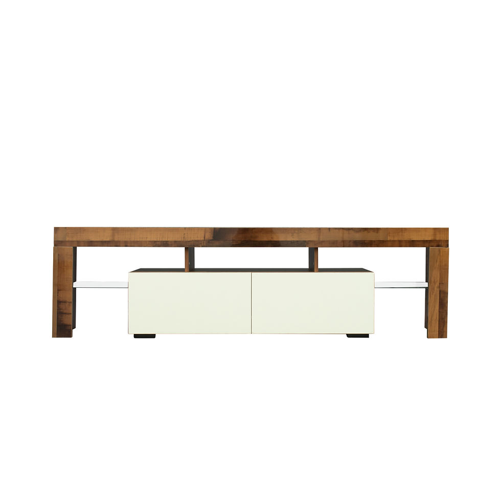 Living Room Furniture TV Stand Cabinet,Fir Wood,White