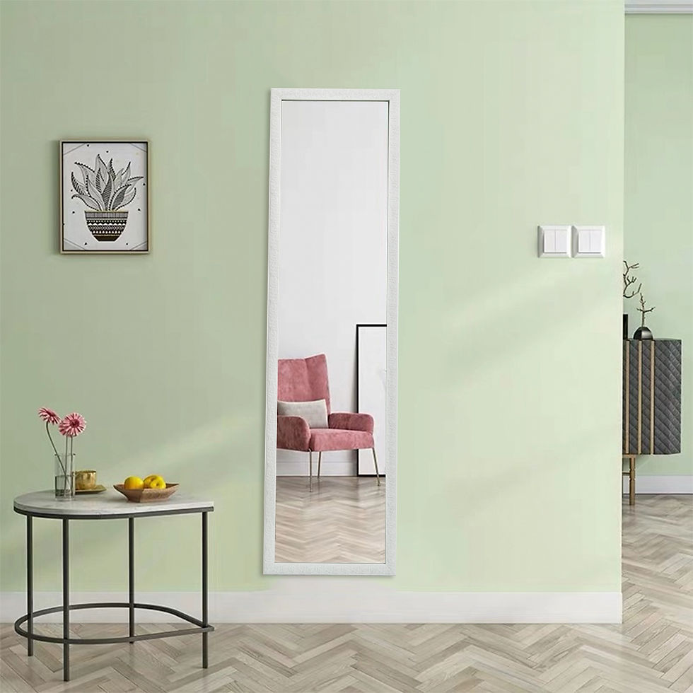ภาพขนาดย่อ: Full Length Mirror Door Mirror Full Body Dressing Mirror Wall Mounted Hanging fo