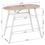 Thumbnail: 3 - Piece Breakfast Nook Dining Set - oak &amp; white
