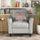 Thumbnail: Living Room Furniture Armrest Single Sofa (Light Gray)
