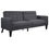 Thumbnail: Futon Sofa Bed, Modern Convertible Folding Futon Lounge Couch for Living Space, 