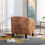 Thumbnail:  accent Barrel chair living room chair with nailheads and solid wood legs Light 