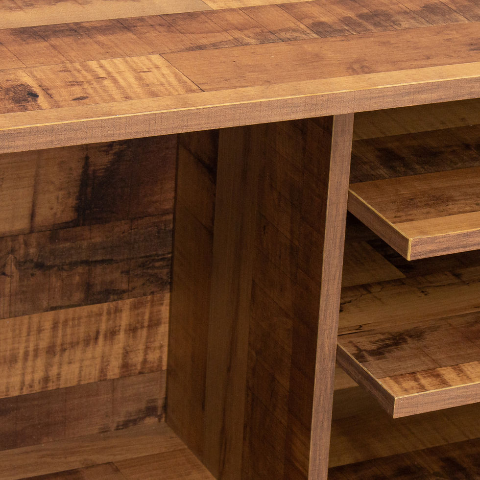 Thumbnail: TV Stand Use in Living Room Furniture with 1 storage and 2 shelves Cabinet, high