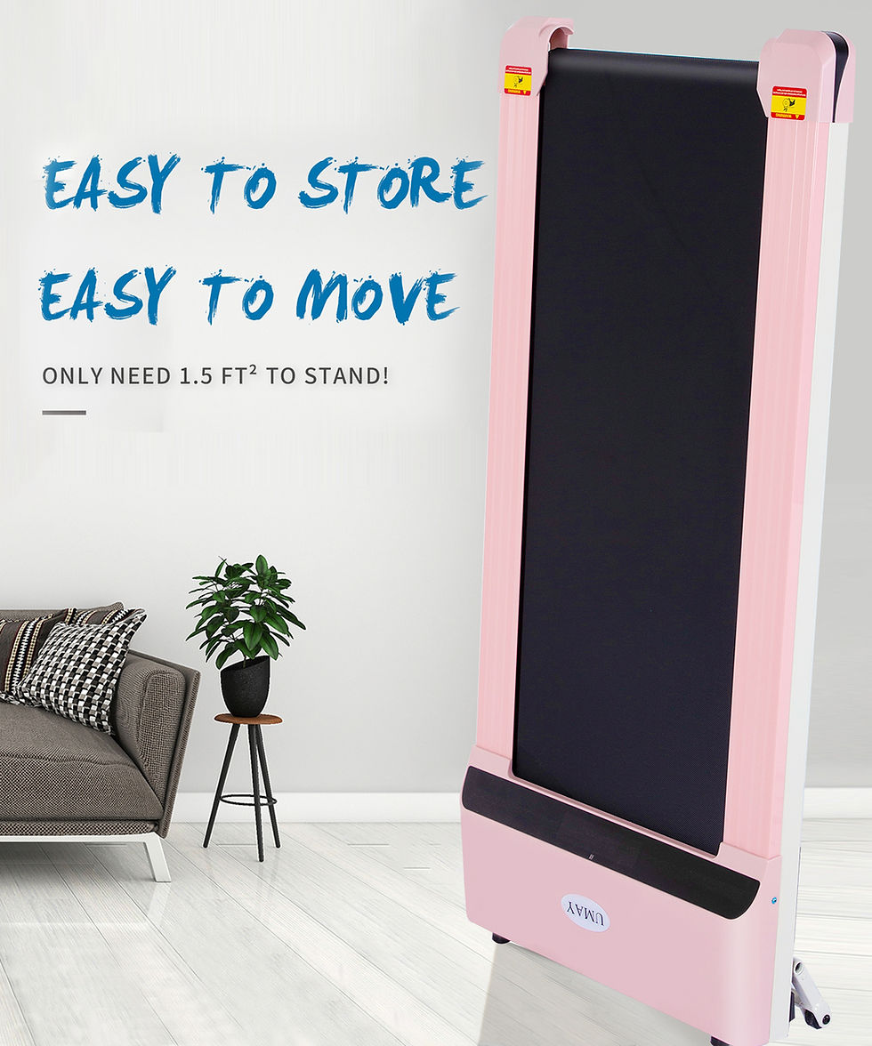 Thumbnail: Portable Treadmill Under Desk Walking Pad Flat Slim Treadmill with LDE Display  