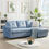 Thumbnail: Orisfur. 83  Pull Out Sleeper Sofa Reversible L-Shape 3 Seat Sectional Couch wit