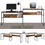 Thumbnail: Home Office Two Person Desk,  Double Workstation Office Desk Writing Study Desk 