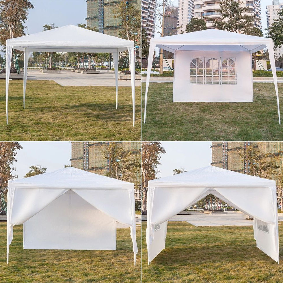 Thumbnail: [Only for Drop Ship]  3X3M Four Sides Portable Home Party Use Waterproof Tent wi