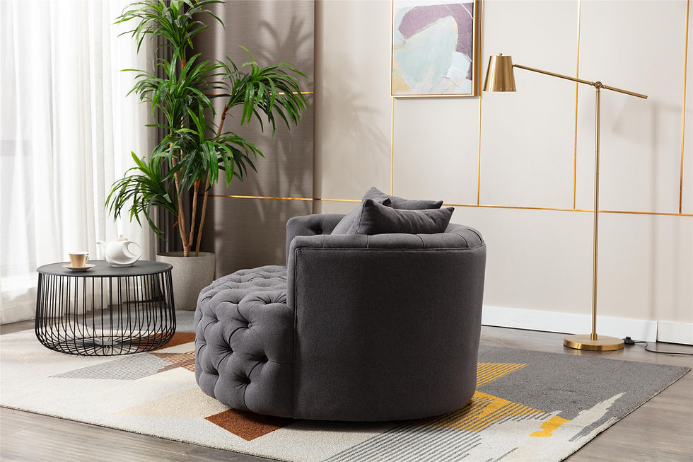 Thumbnail: Modern  Akili swivel accent chair  barrel chair  for hotel living room / Modern 
