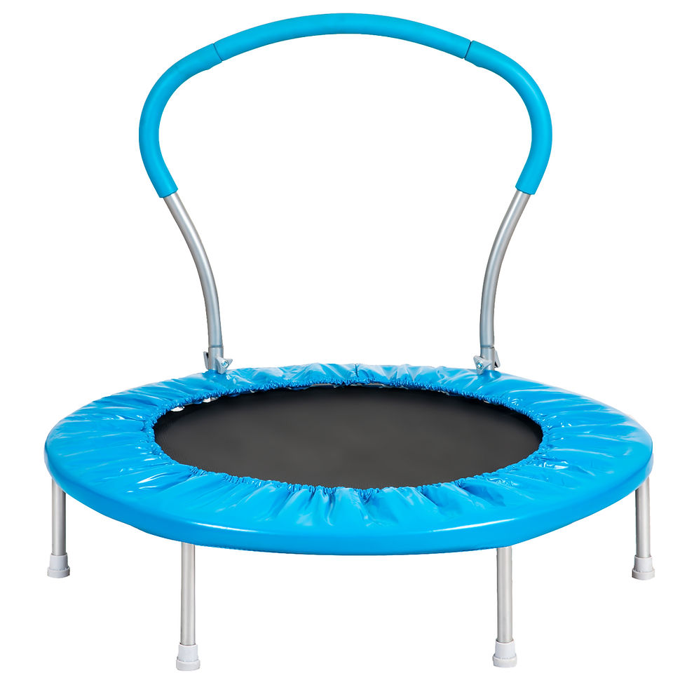36 INCH TRAMPOLINE WITH HANDLE(BL)