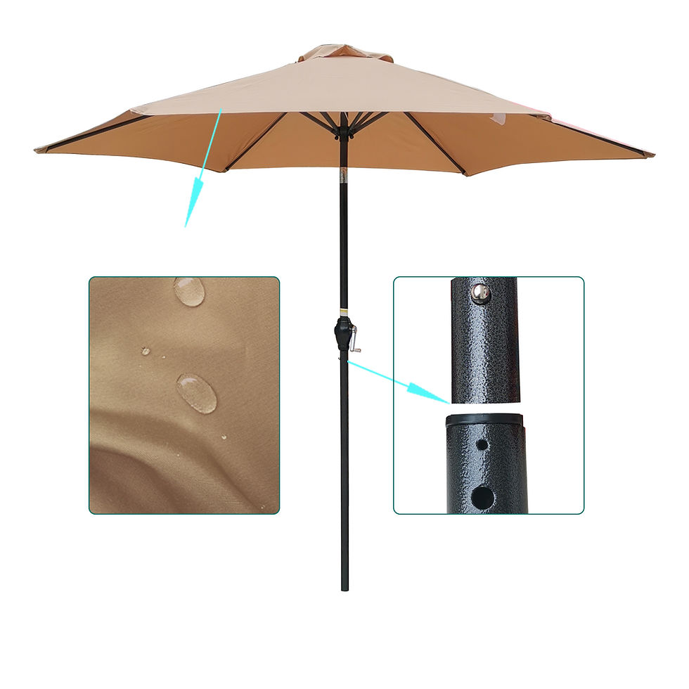 Thumbnail: 9FT UMBRELLA Brown