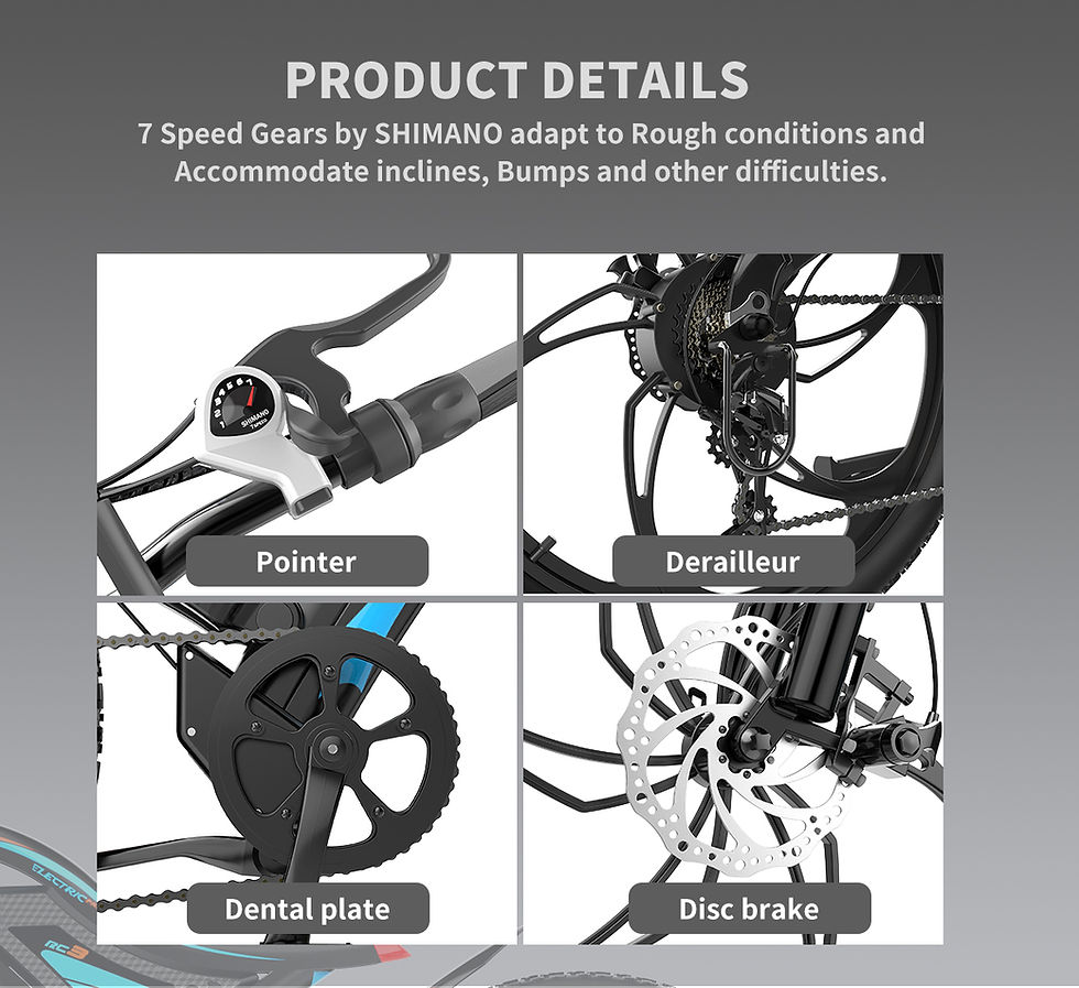 Thumbnail: AOSTIRMOTOR Electric Bicycle 500W Motor 26  Fat Tire With 48V/15Ah Li-Battery S0
