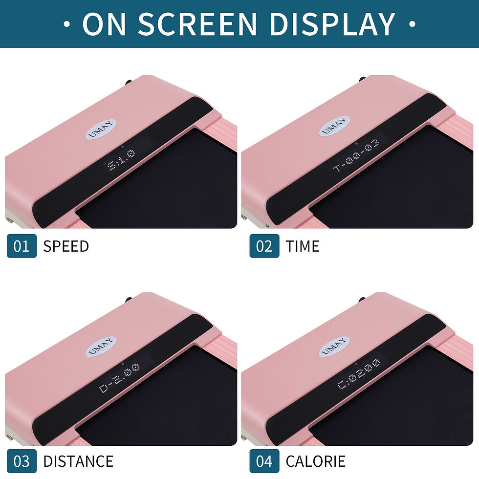 Thumbnail: Portable Treadmill Under Desk Walking Pad Flat Slim Treadmill with LDE Display  