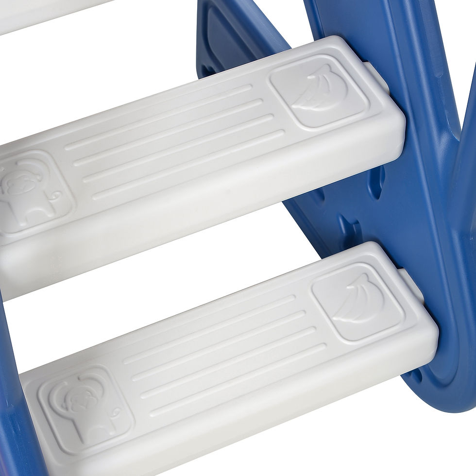 Thumbnail: Toddler Slide and Swing Set 6 in 1, Kids Playground Climber Playset with Soccer 