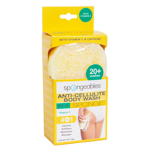 Vitamin C AntiCellulite Body Wash in a Sponge Spongeables