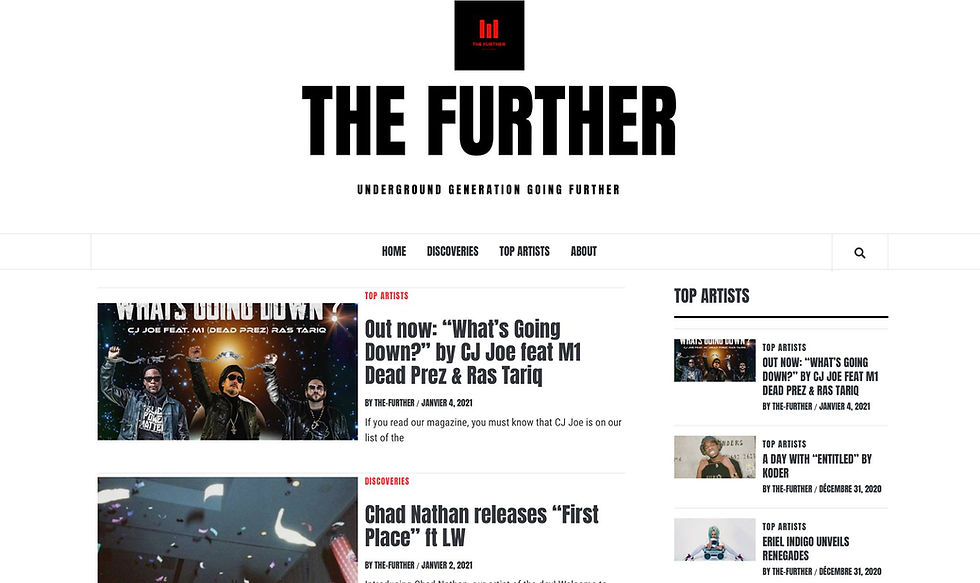 Write Up On The Further Magazine