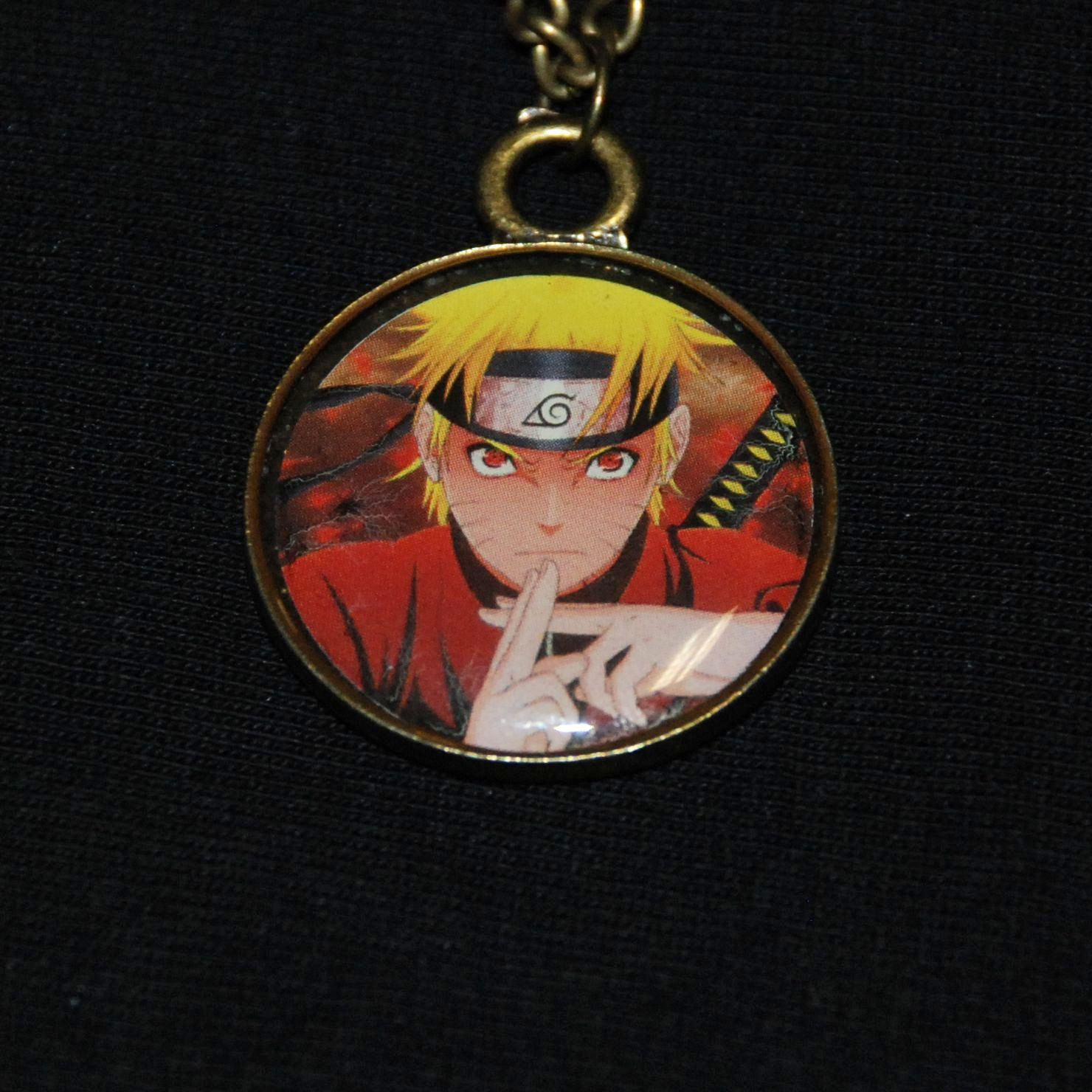 Naruto El Yapımı Madalyon Kolye