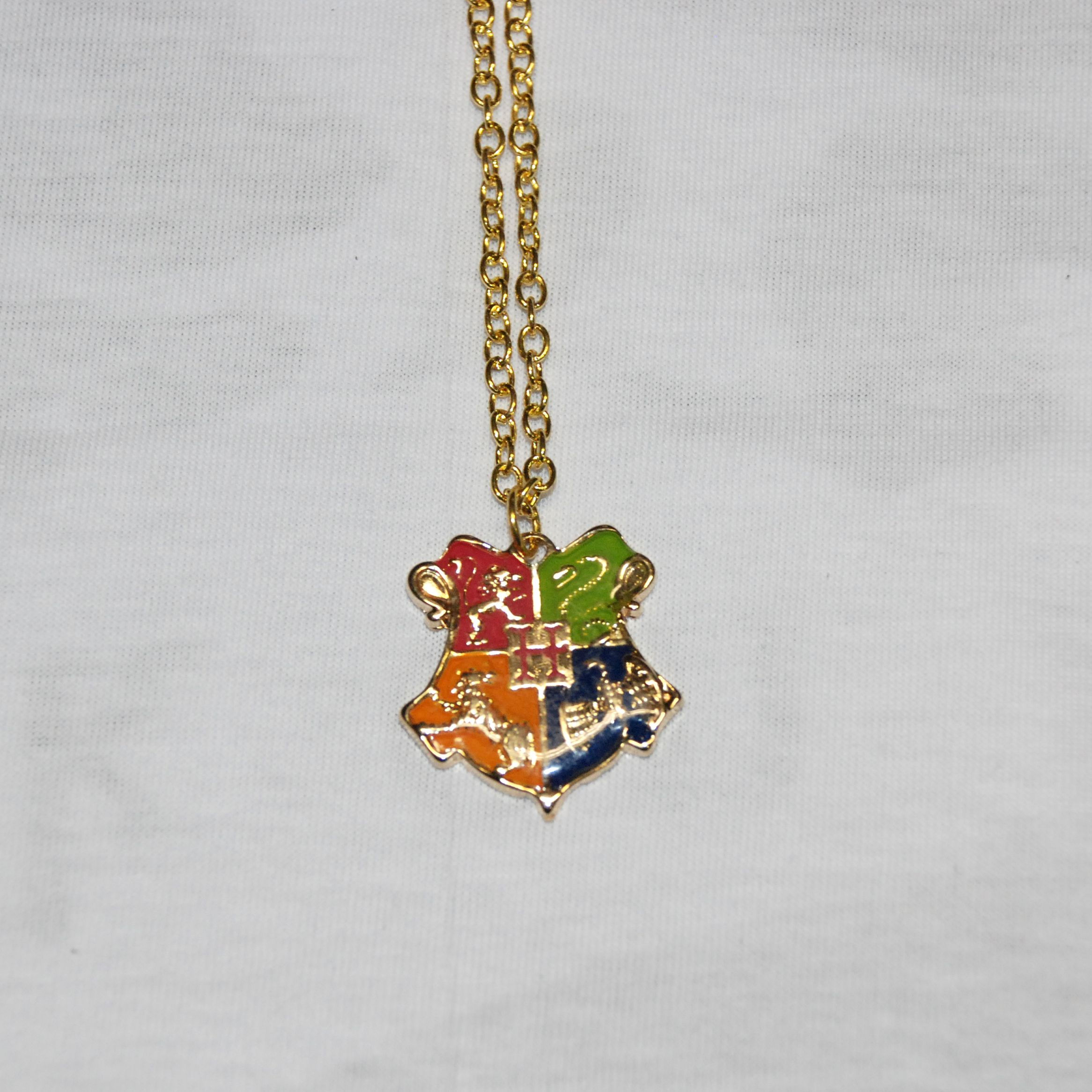 Harry Potter Renkli Kolye Hogwarts