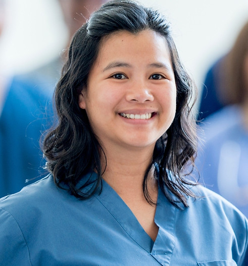 alt="online medical assistant training program student