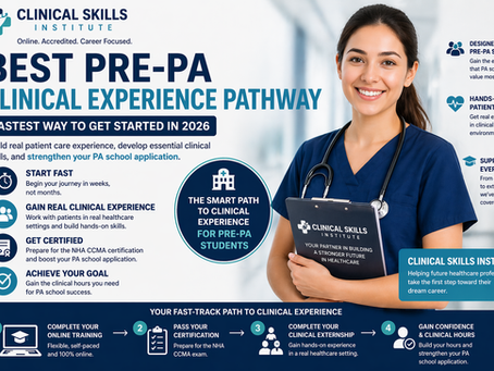 Best Pre-PA Clinical Experience Pathway (Fastest Way to Get Started in 2026)