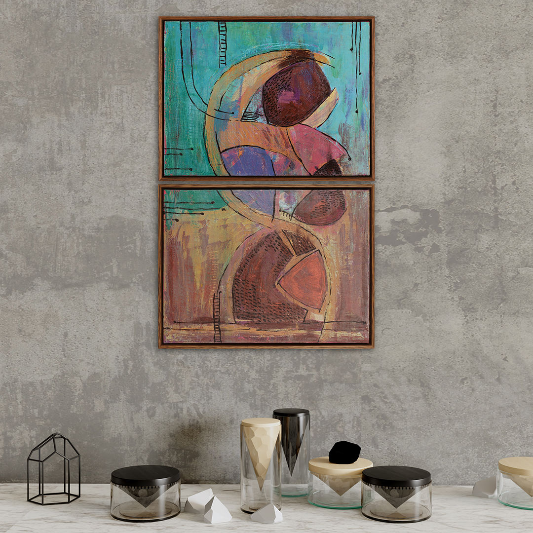 From my home studio window, part 1 and part 2