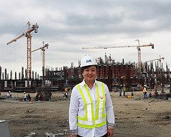 Site inspection of Alice Eduardo of Sta. Elena Construction