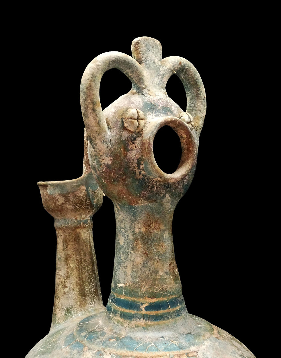 Miniatura: Grande aiguière zoomorphe Seldjoukide  - Kashan - 12ème siècle