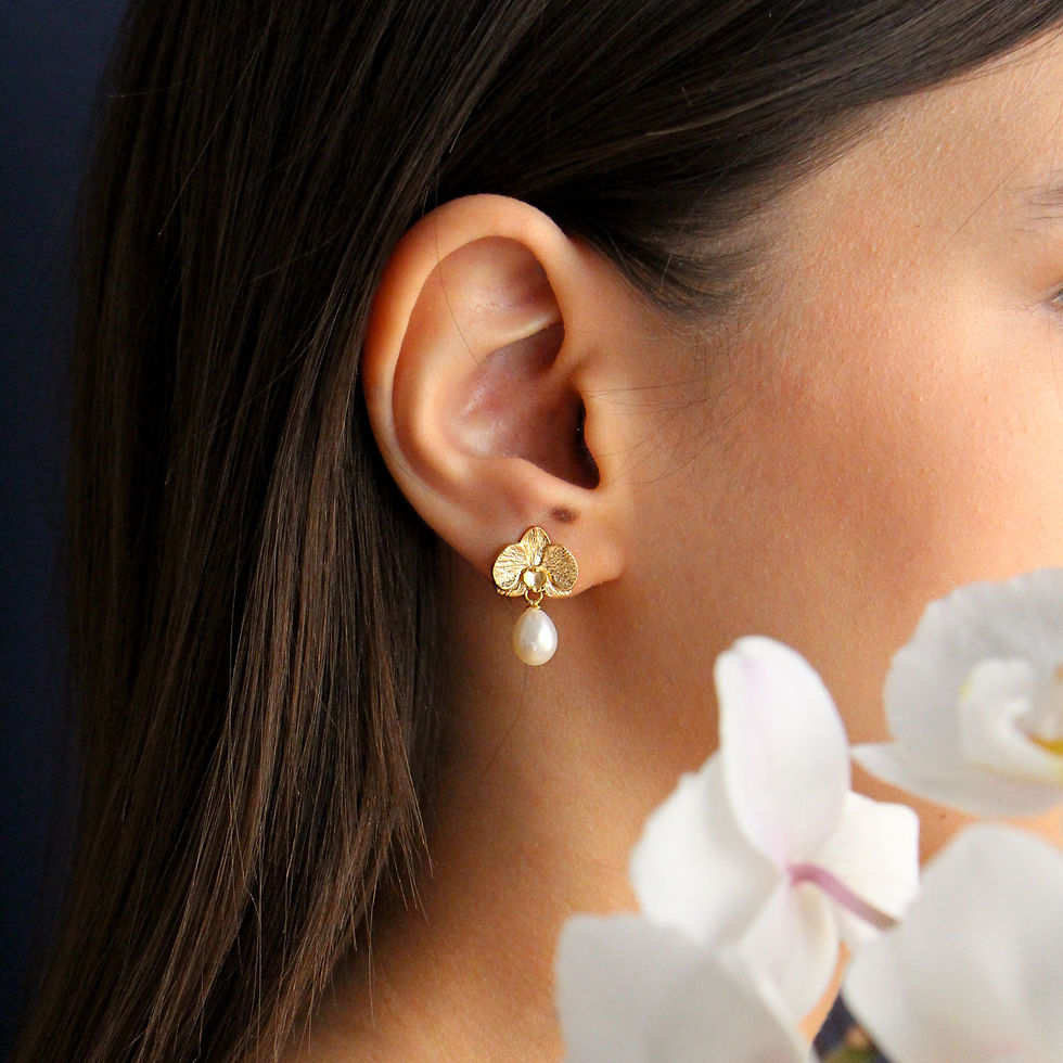 Thumbnail: Orchid Pearl Earrings