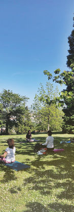 cours de yoga HATA et vinyasa en plein air à Clermont Ferrand
