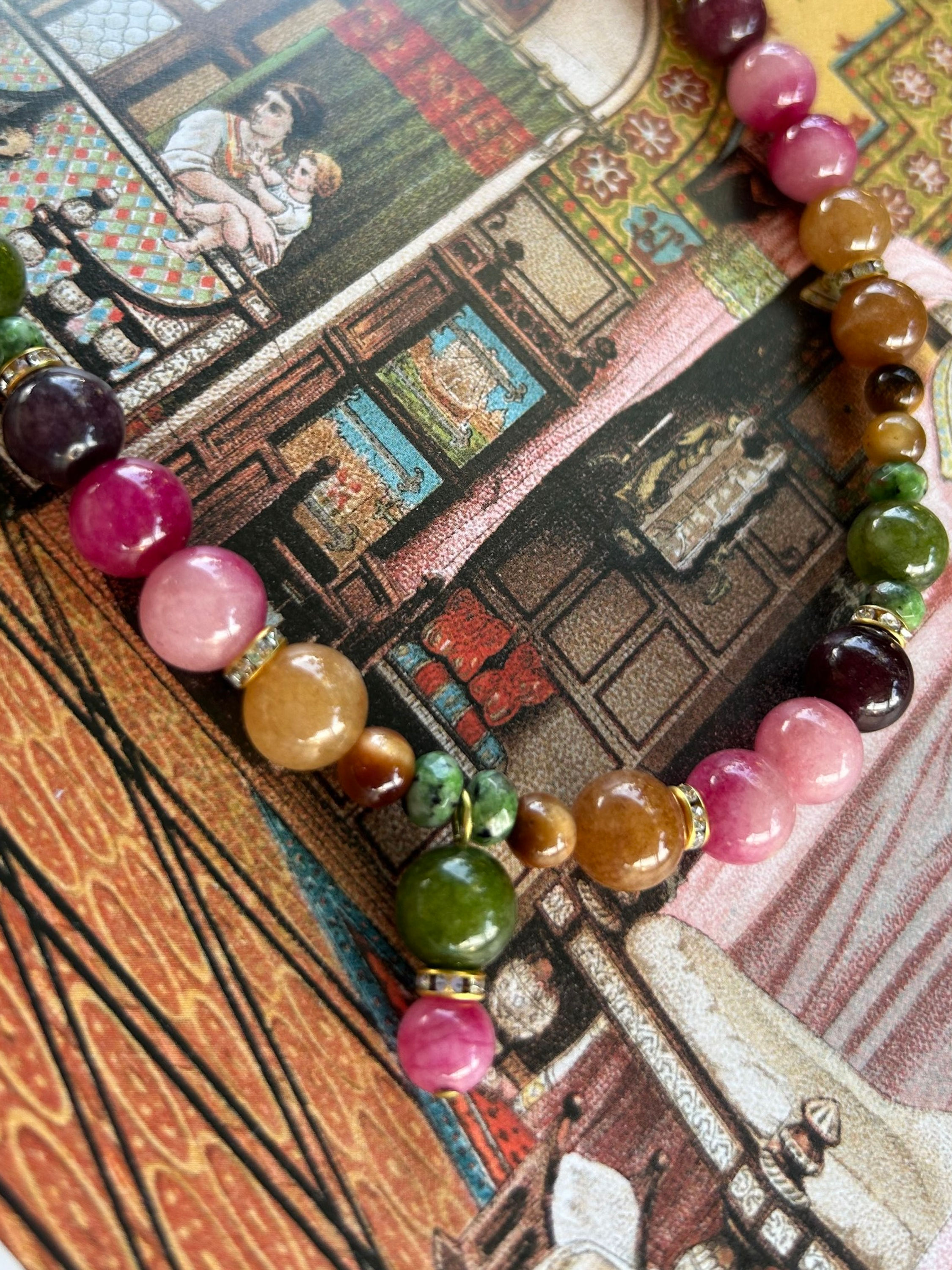 Tourmaline protecting choker