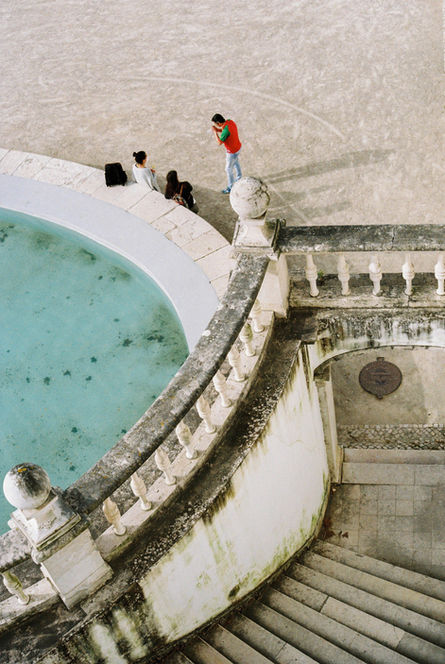 Travel photography stone staircase and water perspective Studio Barco
