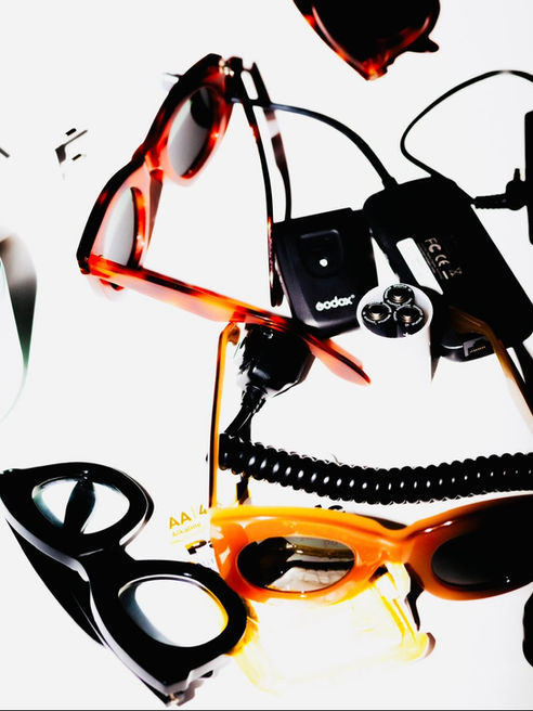 Luxury eyewear collection still life photography Switzerland