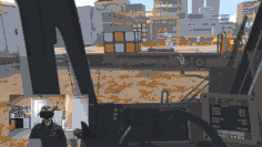 Heavy equipment simulation in virtual reality