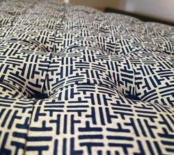 Sprung Deep Buttoned Footstool