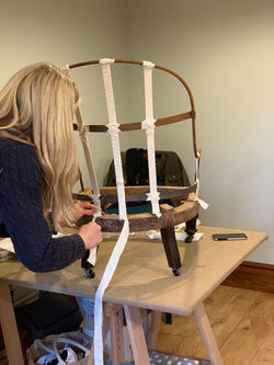 Iron Frame / Crinoline Chair