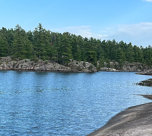 High Falls at Onaping Falls near Sudbury Ontario