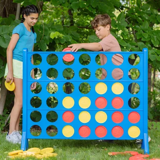 Kids Playing Giant Connect 4