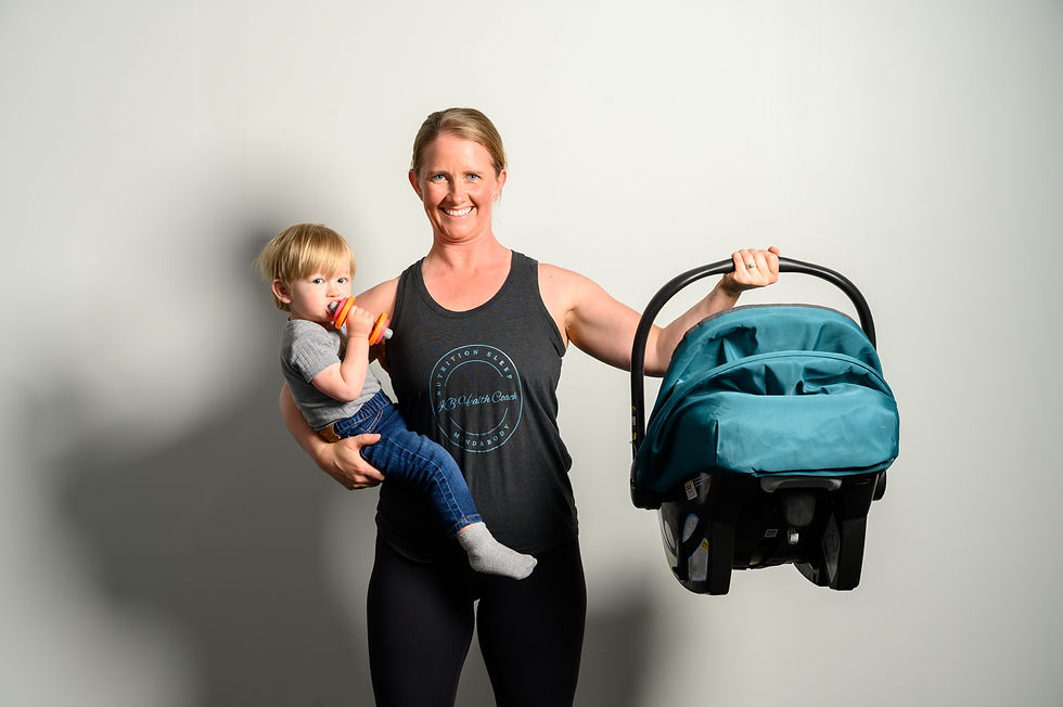 Coach Kerri balancing work-life-family. 