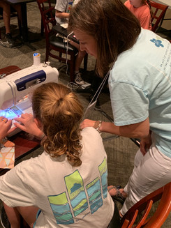 Sewing at Created