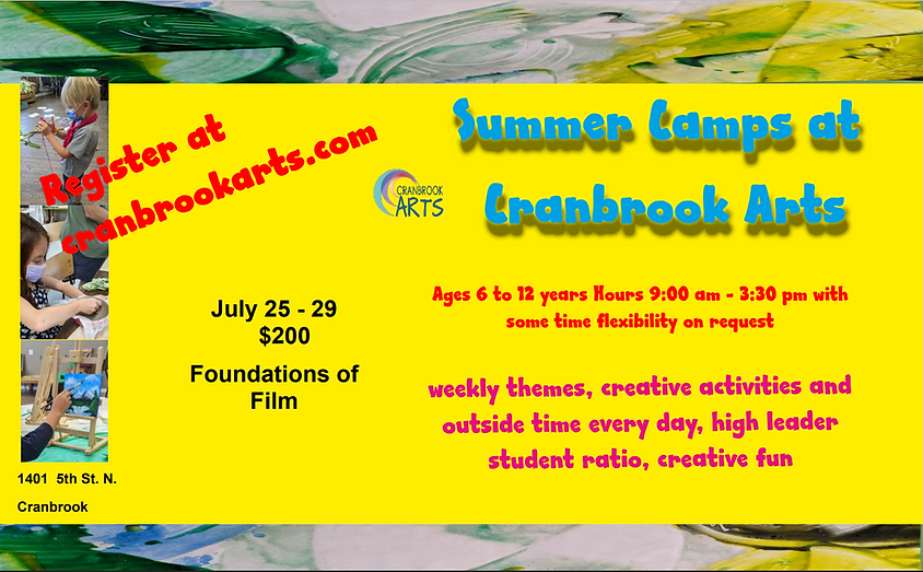 Summer Camp - Fun Foundations of Film (July 25-29)