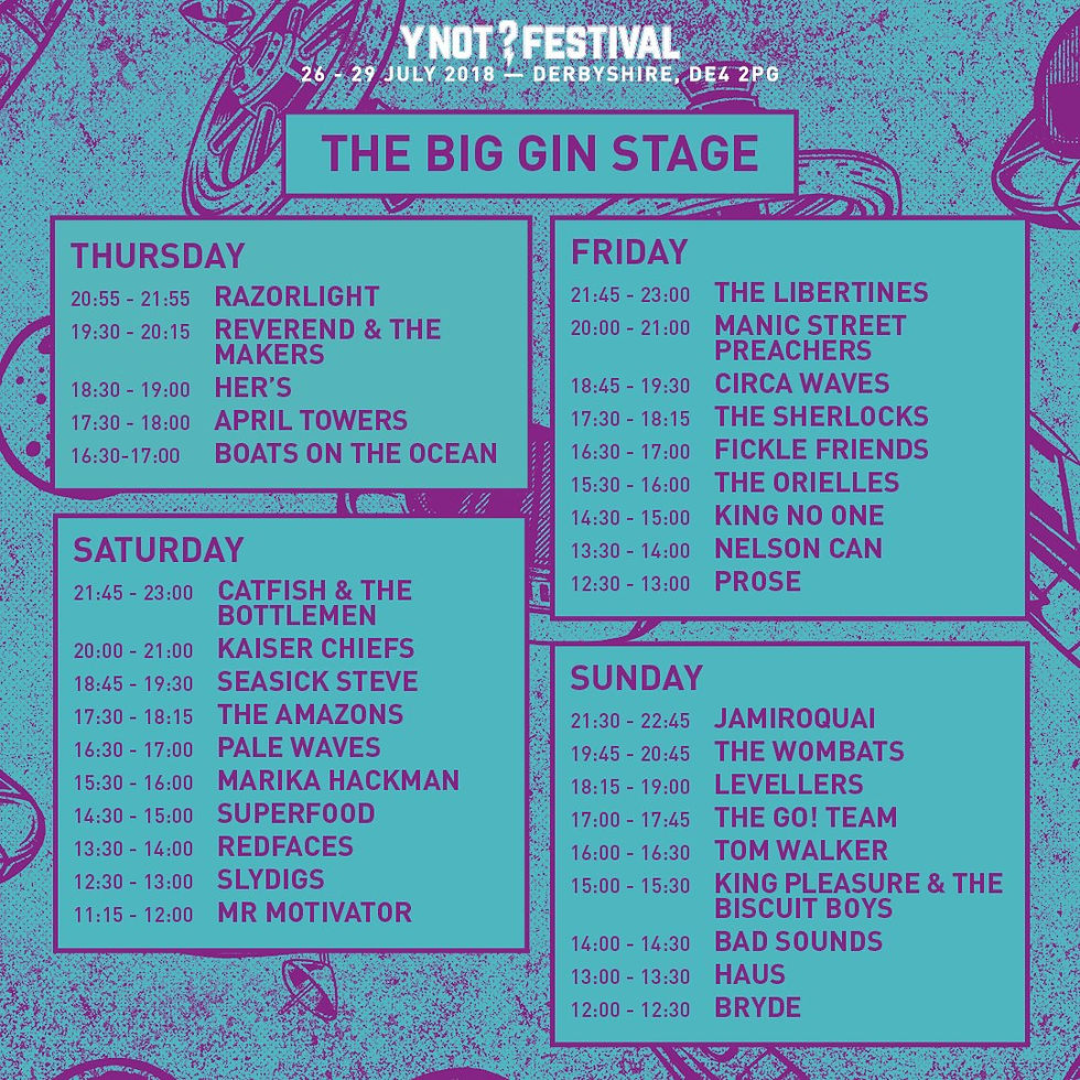 Y Not Festival 2018