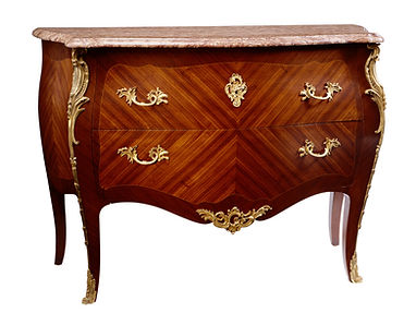 Antique French Louis XVI bombe marbletop commode New Jersey Appraisal