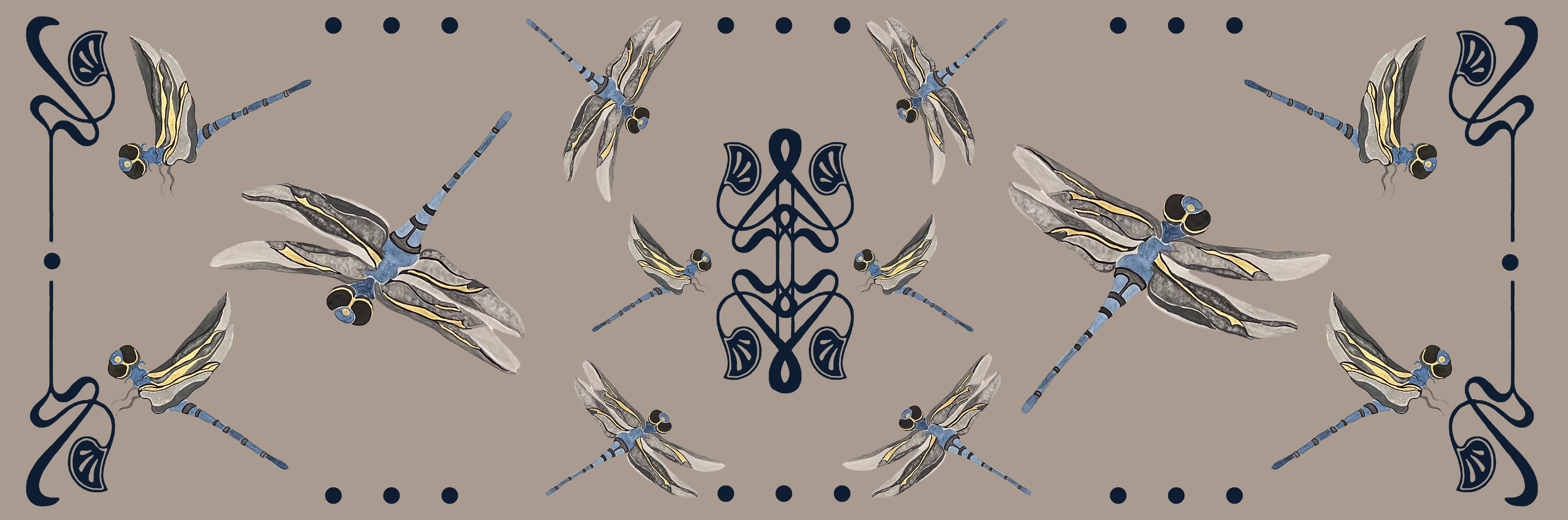 Dragonflies Scarf