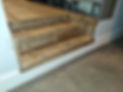 LVT wooden stairs