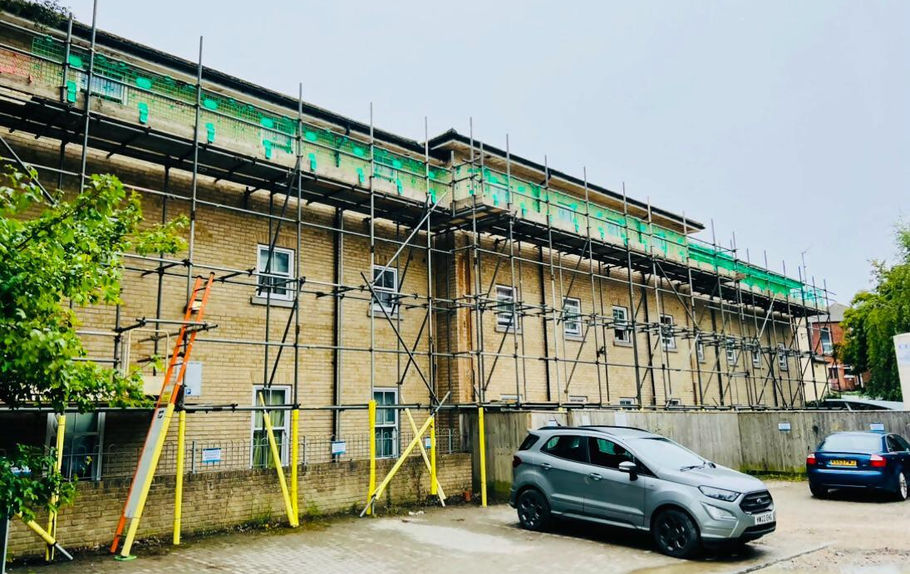 scaffolding for flats