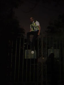 security worker sitting