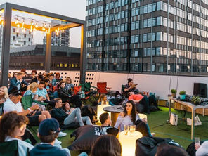 man playing instrument 