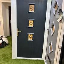 grey upvc door